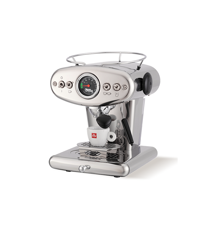 Macchina da caffè Illy a cialde E.S.E. e macinato - X1 Anniversary E.S.E. & Ground inox - Illy Caffe'