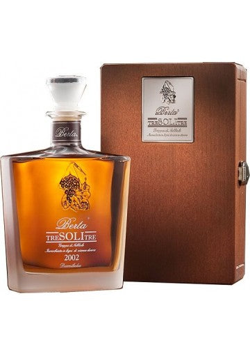Grappa Tre soli Tre 0,70l - Distillerie Berta (legno)