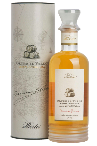 Grappa barricata Oltre il Vallo 0,70L - Berta (latta)