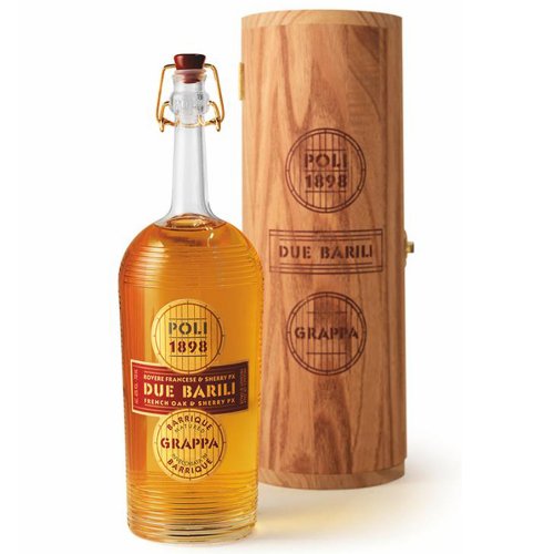 Grappa Due Barili Pol 0,70l - Poli (cassetta legno)