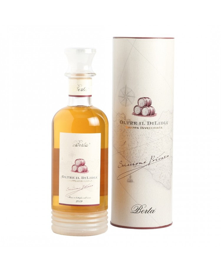 Grappa barricata Oltre il Dilidia 0,70L - Berta (latta)