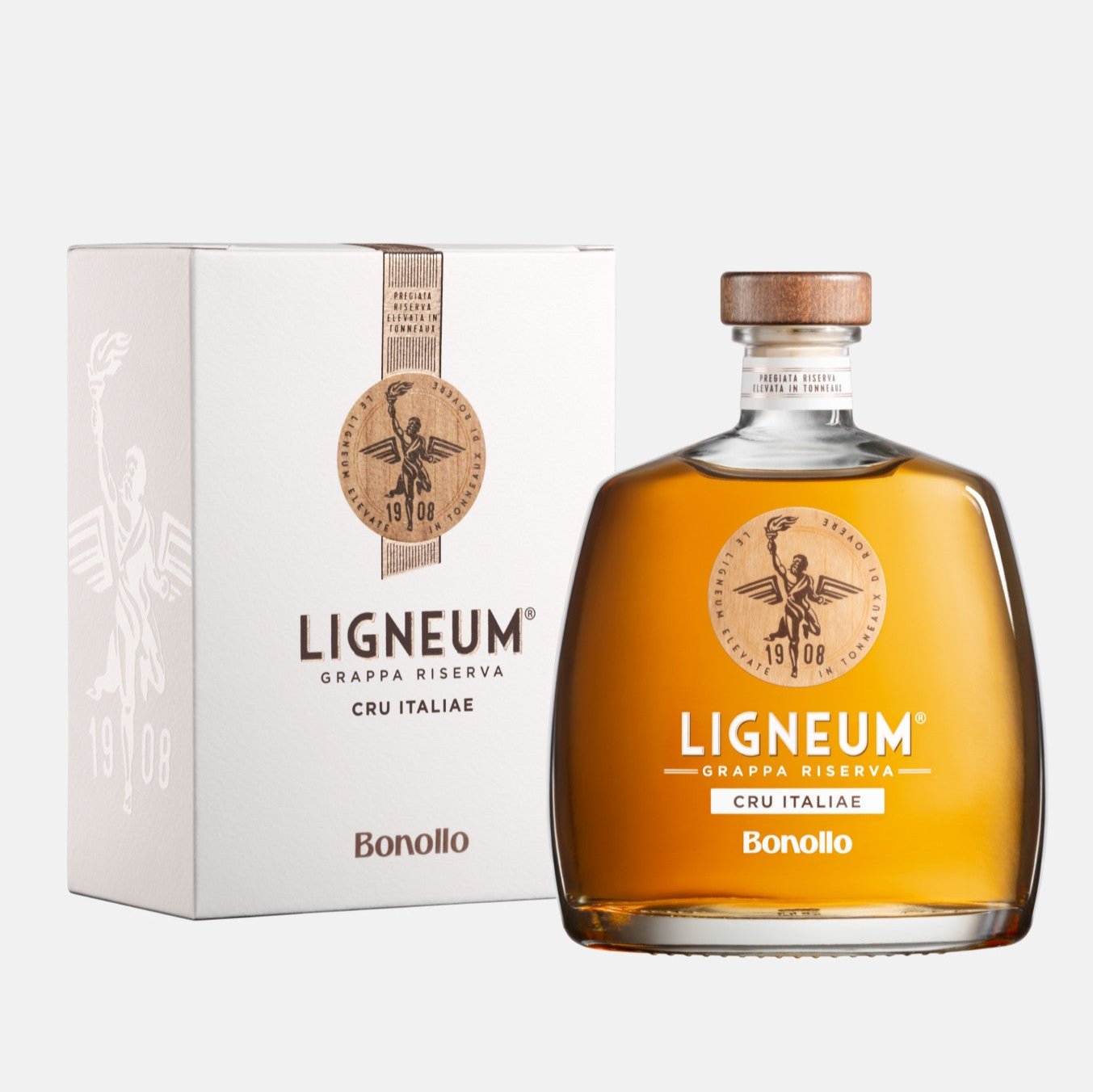 Grappa Gran Cru Riserva Ligneum 0,70L Bonollo (astuccio)