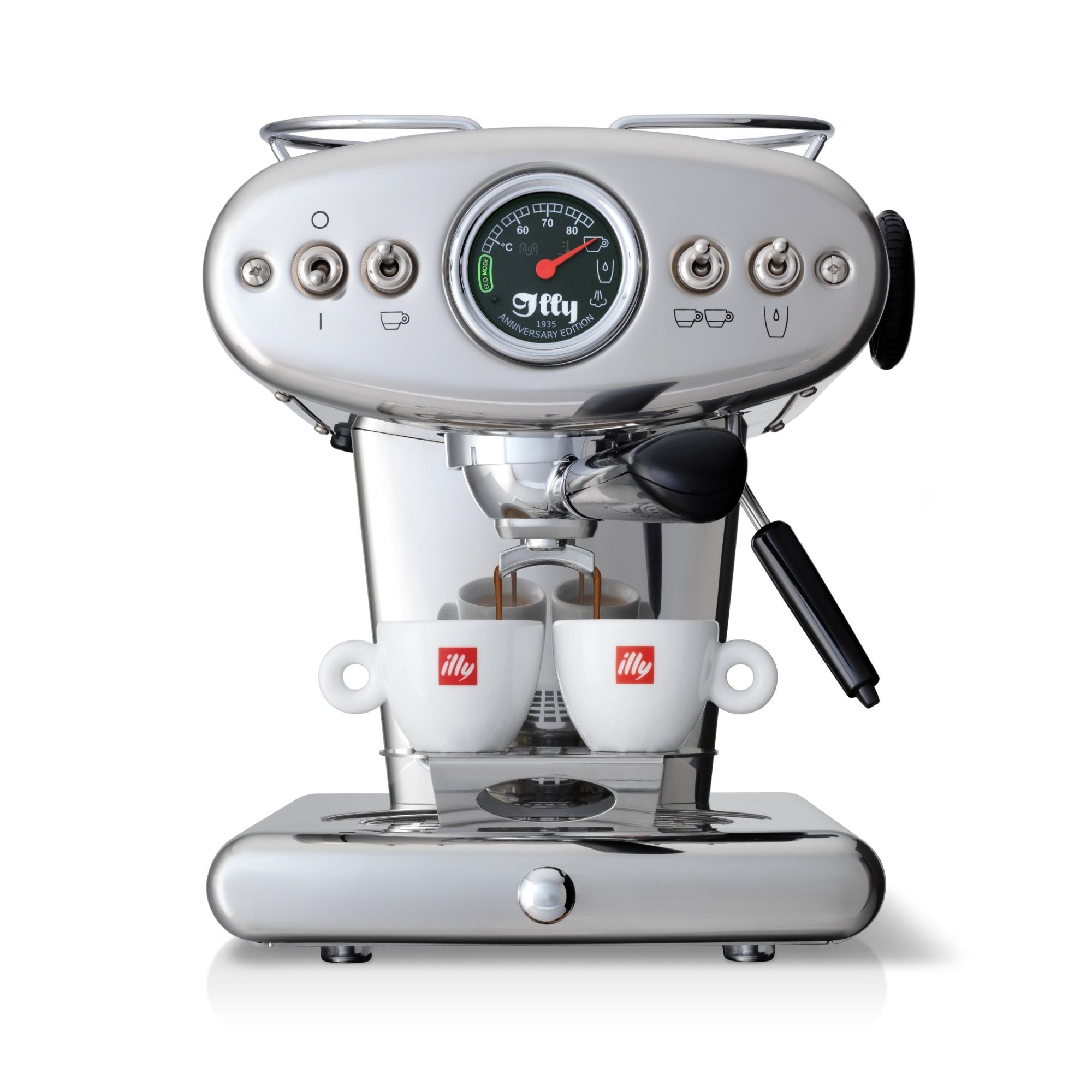 Macchina da caffè Illy a cialde E.S.E. e macinato - X1 Anniversary E.S.E. & Ground inox - Illy Caffe'