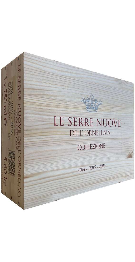 Le Serre Nuove dell'Ornellaia 2014 - 2015 -2016 cassa Collezione - Tenuta Ornellaia