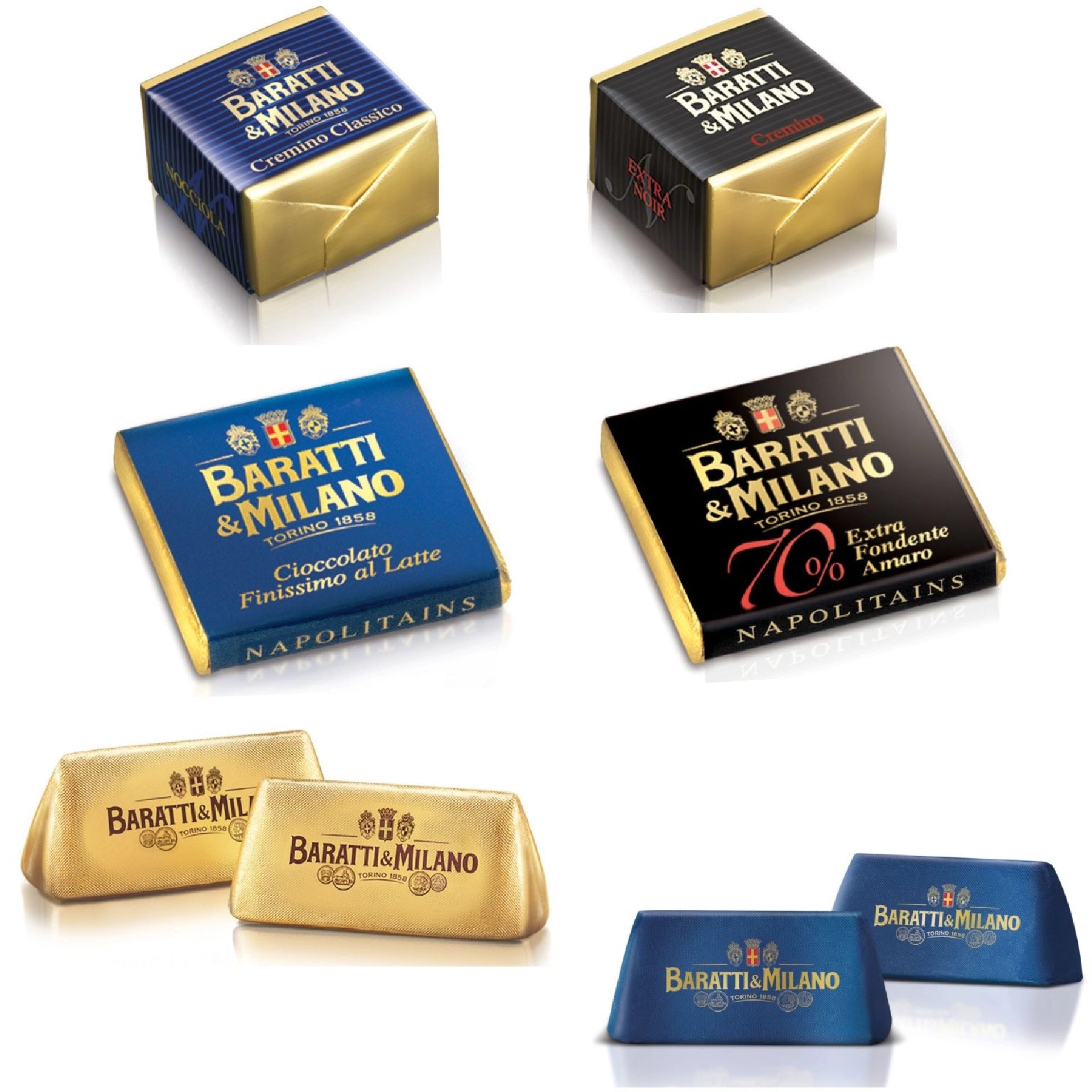 Cioccolatini sfusi assortiti 200g  - Baratti e Milano