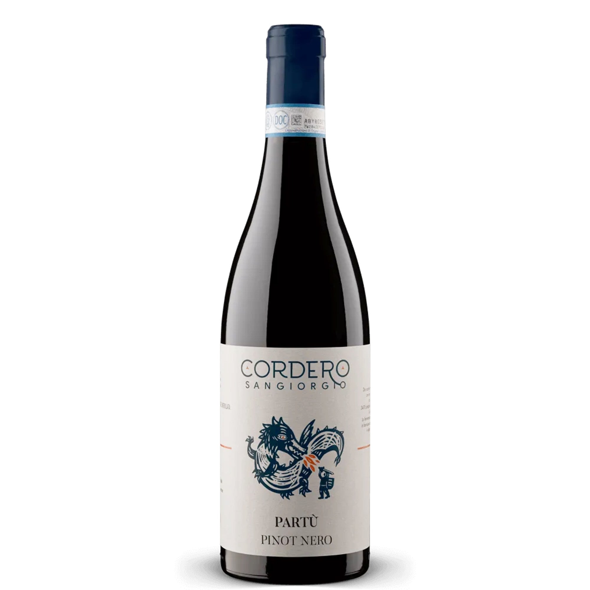 Partu&#39; Pinot nero Riserva Oltrepò Pavese 2021 - Cordero