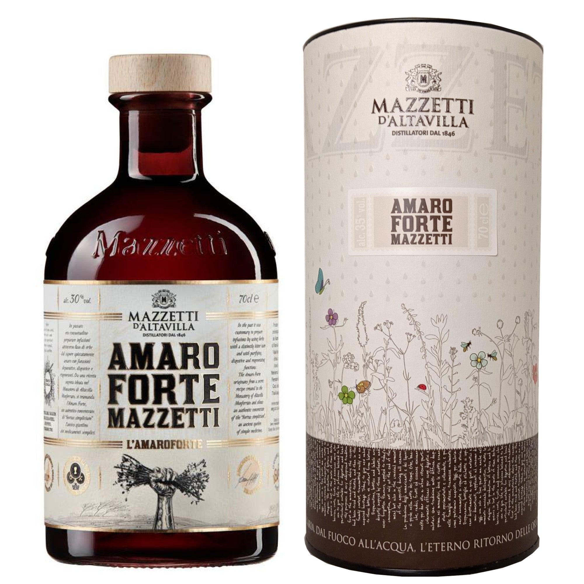 Amaro Forte Mazzetti 0,70L - Mazzetti d&#39;Altavilla (in cilindro)