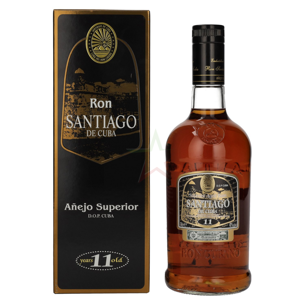 Rum Santiago de cuba 11 anni 0,70L - Santiago de Cuba (astuccio)