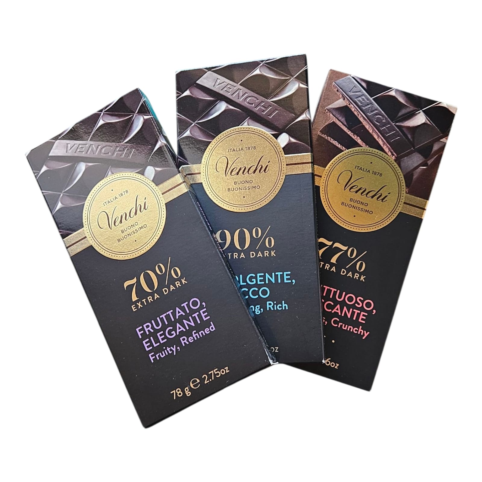 Tavolette assortite 3 x 78g - Venchi